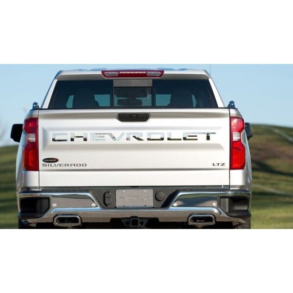 Putco 19-C SILVERADO 1500 LETTTERS POLISHED STAINLESS STEEL 55550GM - main